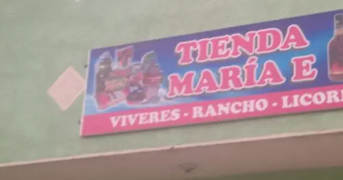 TIENDA MARIA E TIENDA MARIA E